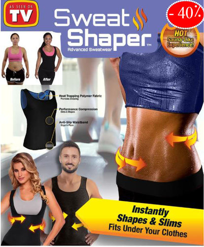 Sweat Shaper حزام التخسيس للبطن وفقدان الوزن